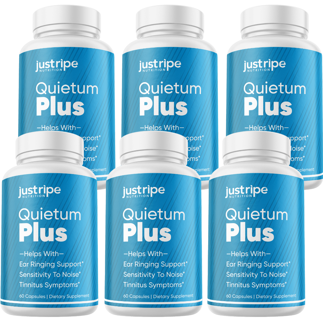 6 Pack Quietum Plus Tinnitus Relief Supplement Ear Ringing Support